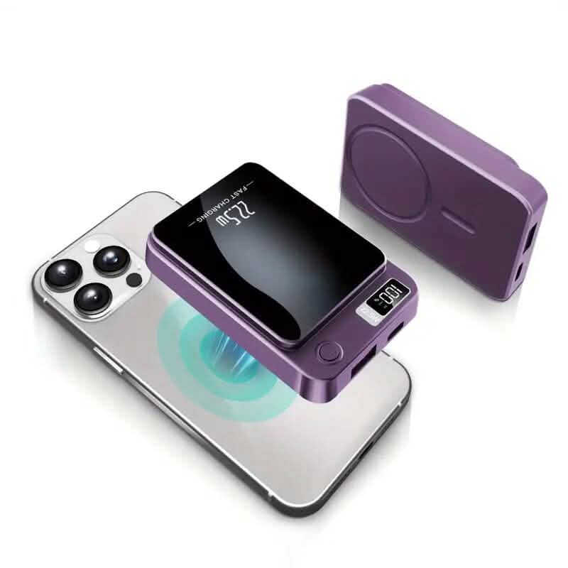5000mAh Magnetic Wireless Charging Bank 22.5W Fast Charging